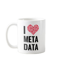 I Liebe-Metadaten-Tasse