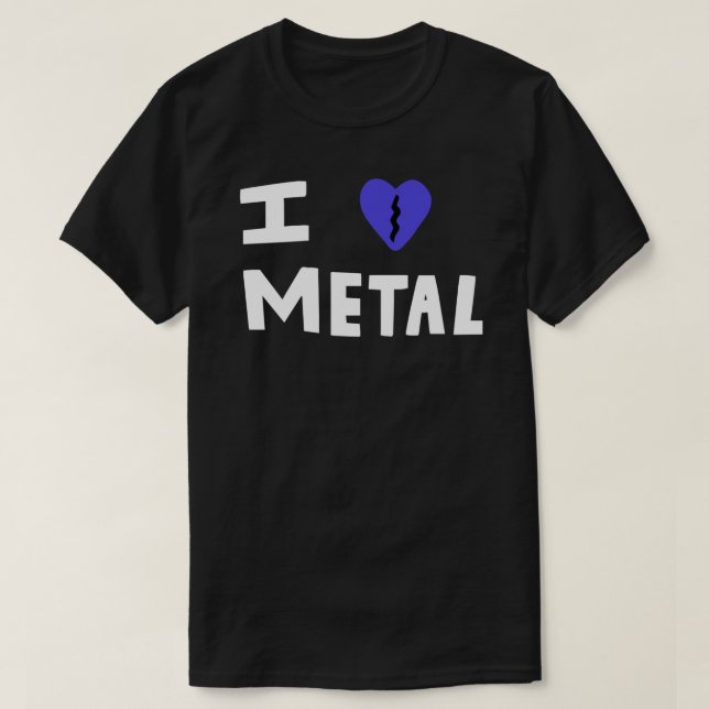I Liebe Metal (Elliott Smith) Klassischer T - Shir T-Shirt (Design vorne)