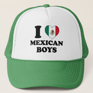 I Liebe Mexican Boys Truckerkappe