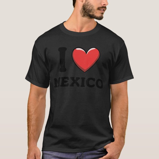I. Liebe Mexiko 19 T-Shirt (Vorderseite)
