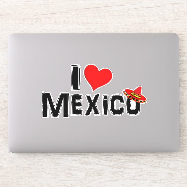 I Liebe Mexiko Aufkleber (Computer)