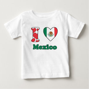 I Liebe Mexiko Baby T-shirt