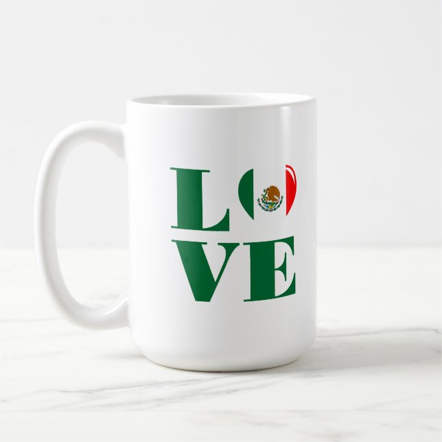 I Liebe Mexiko Kaffeetasse (Links)