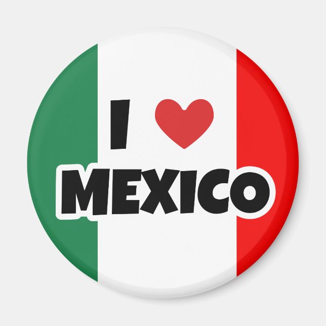 I Liebe Mexiko Magnet (Vorne)