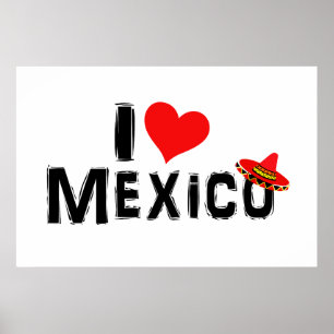 I Liebe Mexiko Poster