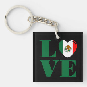 I Liebe Mexiko Schlüsselanhänger