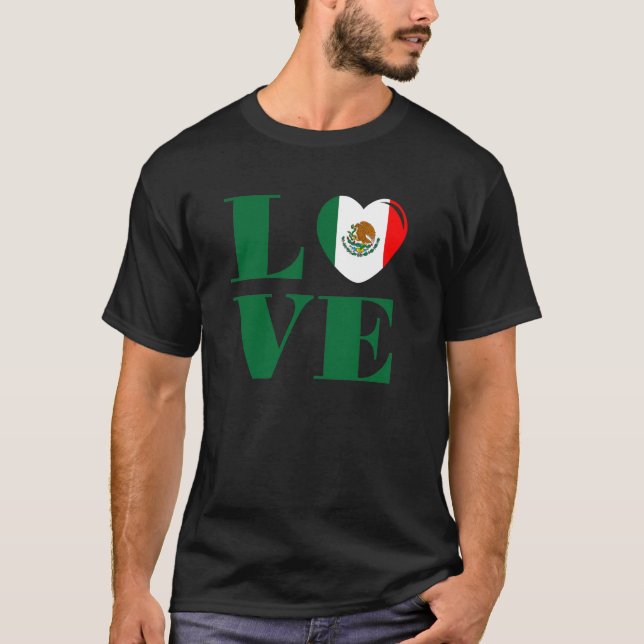 I Liebe Mexiko T-Shirt (Vorderseite)