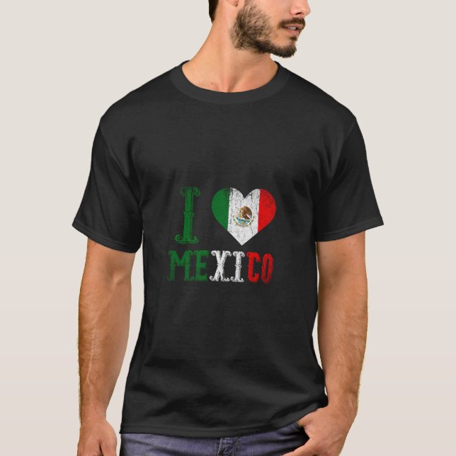 I Liebe Mexiko T-Shirt (Vorderseite)