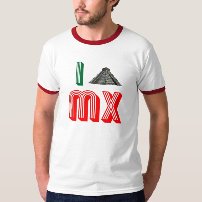 I Liebe Mexiko T-Shirt (Vorderseite)