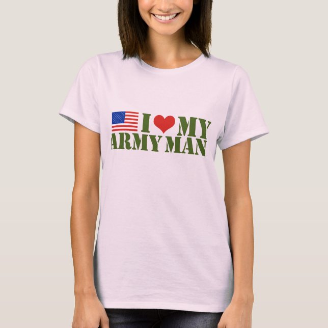 I LIEBE MEY ARMY MAN T-Shirt (Vorderseite)