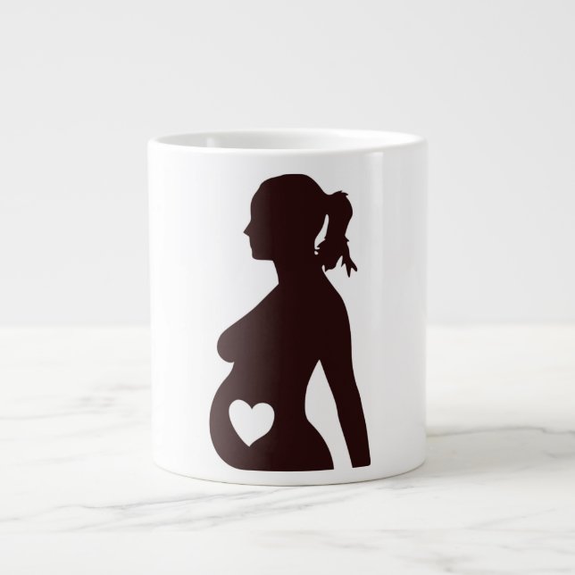 I LIEBE MEY BABY Jumbo-Tasse (Vorderseite)