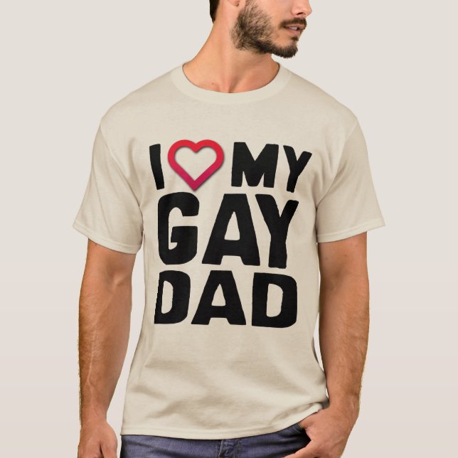 I LIEBE MEY GAY VATER - T-Shirt (Vorderseite)