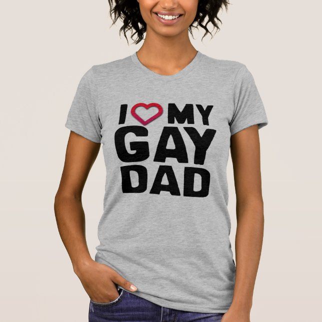 I LIEBE MEY GAY VATER - T-Shirt (Vorderseite)