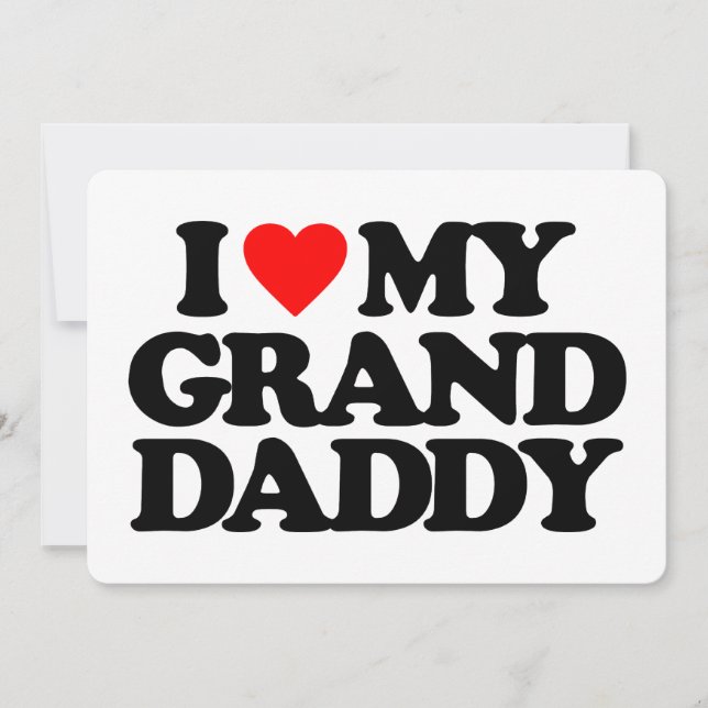 I LIEBE MEY GRANDDADDY (Vorderseite)