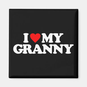 I LIEBE MEY GRANNY MAGNET