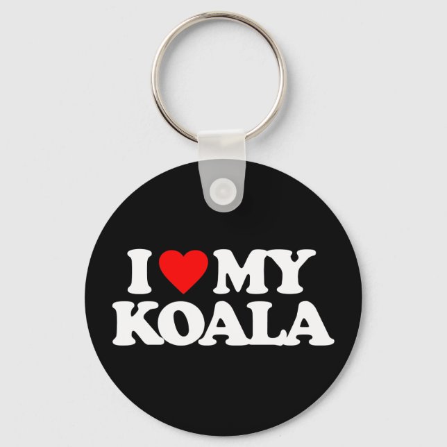 I LIEBE MEY KOALA SCHLÜSSELANHÄNGER (Vorderseite)