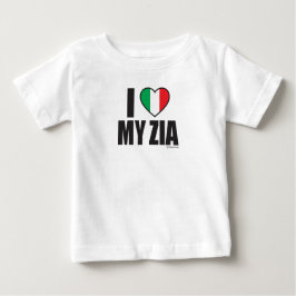 I LIEBE MEY ZIA White Baby T-shirt