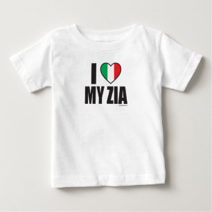 I LIEBE MEY ZIA White Baby T-shirt