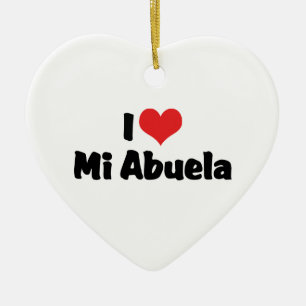 I Liebe Mi Abuela Ornament