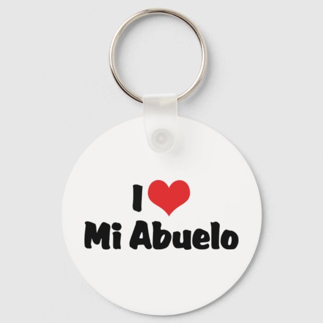 I Liebe Mi Abuelo Schlüsselanhänger (Vorderseite)