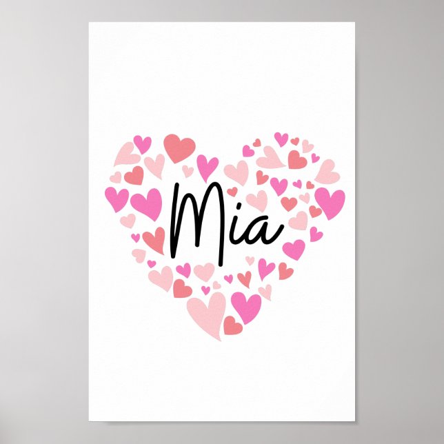 I Liebe Mia Poster (Vorne)