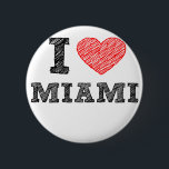 I Liebe Miami Button<br><div class="desc">I Liebe Miami sketch souvenir</div>