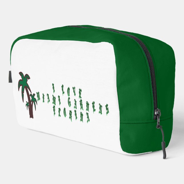 I Liebe Miami Gardens Florida Waschbeutel (Rechte Ecke)