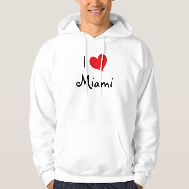 I Liebe Miami Hoodie (Vorderseite)