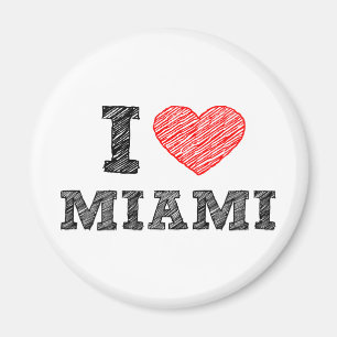 I Liebe Miami Magnet