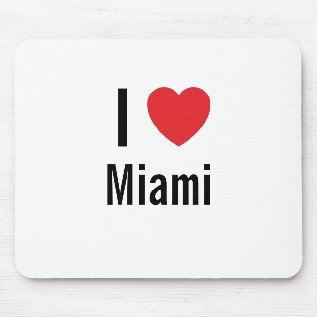 I Liebe Miami Mousepad (Vorne)
