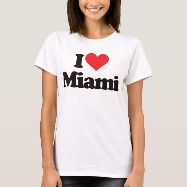I Liebe Miami T-Shirt (Vorderseite)
