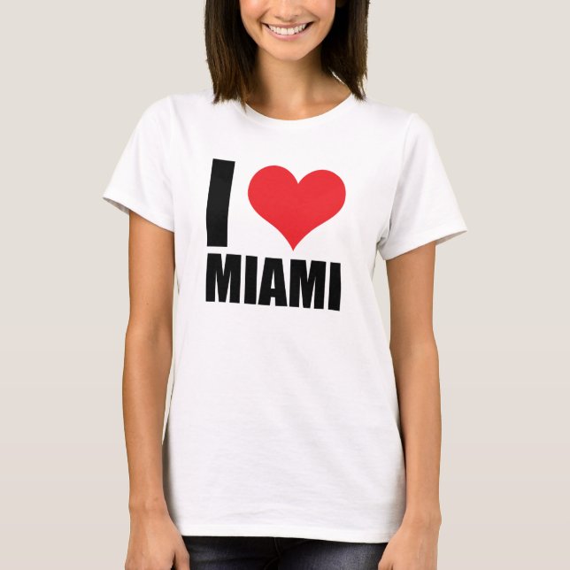 I Liebe Miami T-Shirt (Vorderseite)
