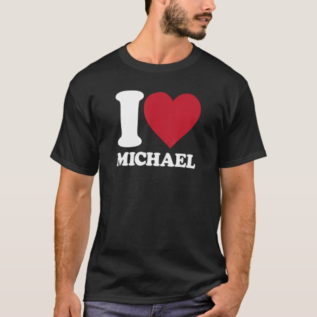 I Liebe Michael - I heart Michael T-Shirt (Vorderseite)