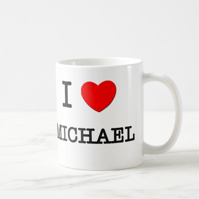 I Liebe Michael Kaffeetasse (Rechts)