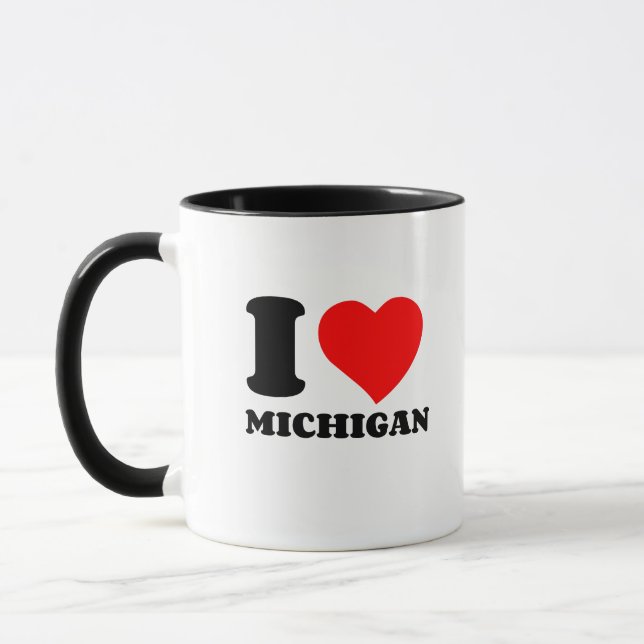 I LIEBE MICHIGAN TASSE (Links)