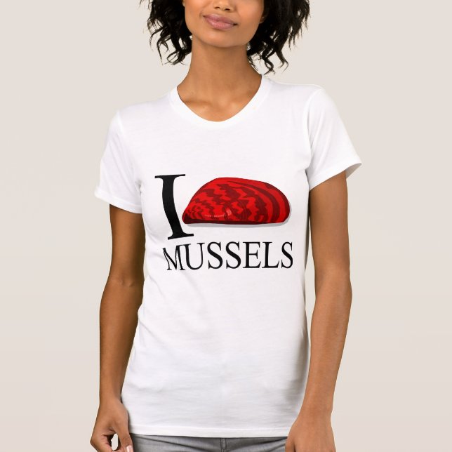 I Liebe-Miesmuschel-T - Shirts (Vorderseite)