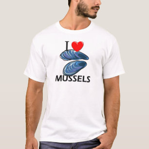 I Liebe-Miesmuscheln T-Shirt