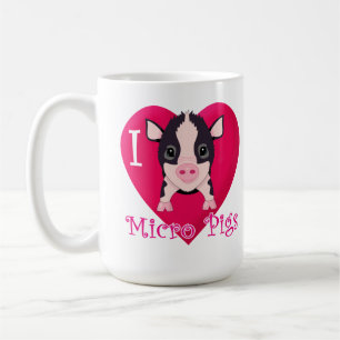 I Liebe-Mikro-Schweine Kaffeetasse