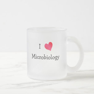 I Liebe Mikrobiologie Mattglastasse