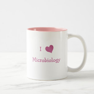 I Liebe Mikrobiologie Zweifarbige Tasse
