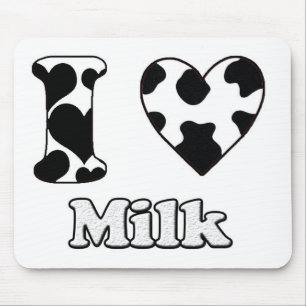 I Liebe Milch Mousepad