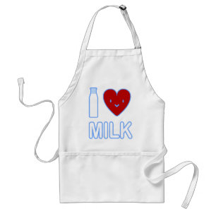 I Liebe-Milch-Schürze Schürze