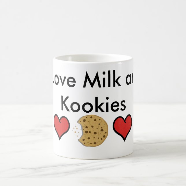 I Liebe-Milch und Kookies Tasse (Mittel)