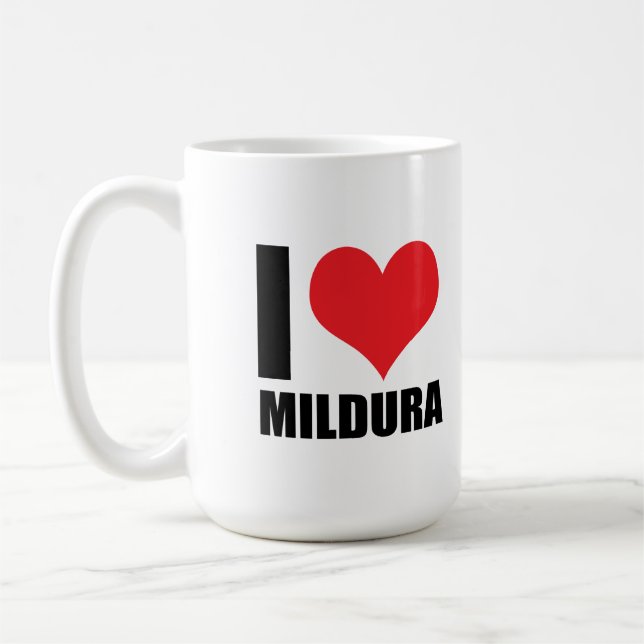 I Liebe Mildura Kaffeetasse (Links)