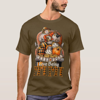 I Liebe Mimi Kariert Truck Bauer Pumpkin Gewürz T-Shirt