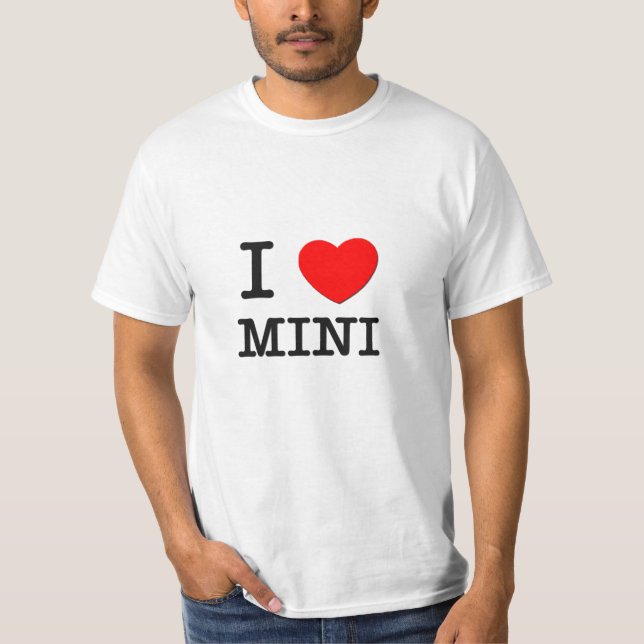 I Liebe Mini T-Shirt (Vorderseite)