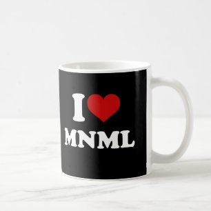 I Liebe Minimal Kaffeetasse