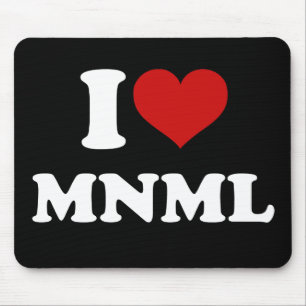 I Liebe Minimal Mousepad