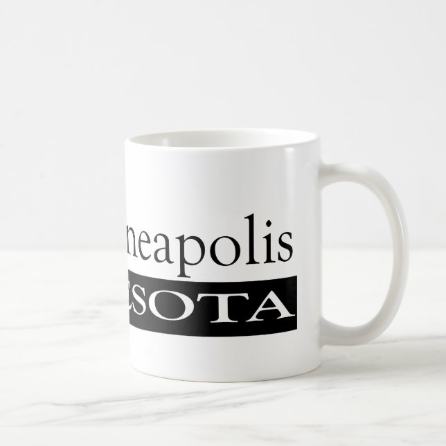 I Liebe Minneapolis Minnesota Tasse (Rechts)