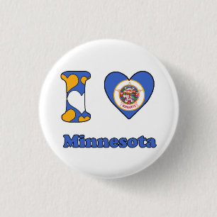 I Liebe Minnesota Button